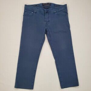 Jacob Cohen Pants Men 34x23 622 Slim Fit Lightweight Trouser Handmade In Italy